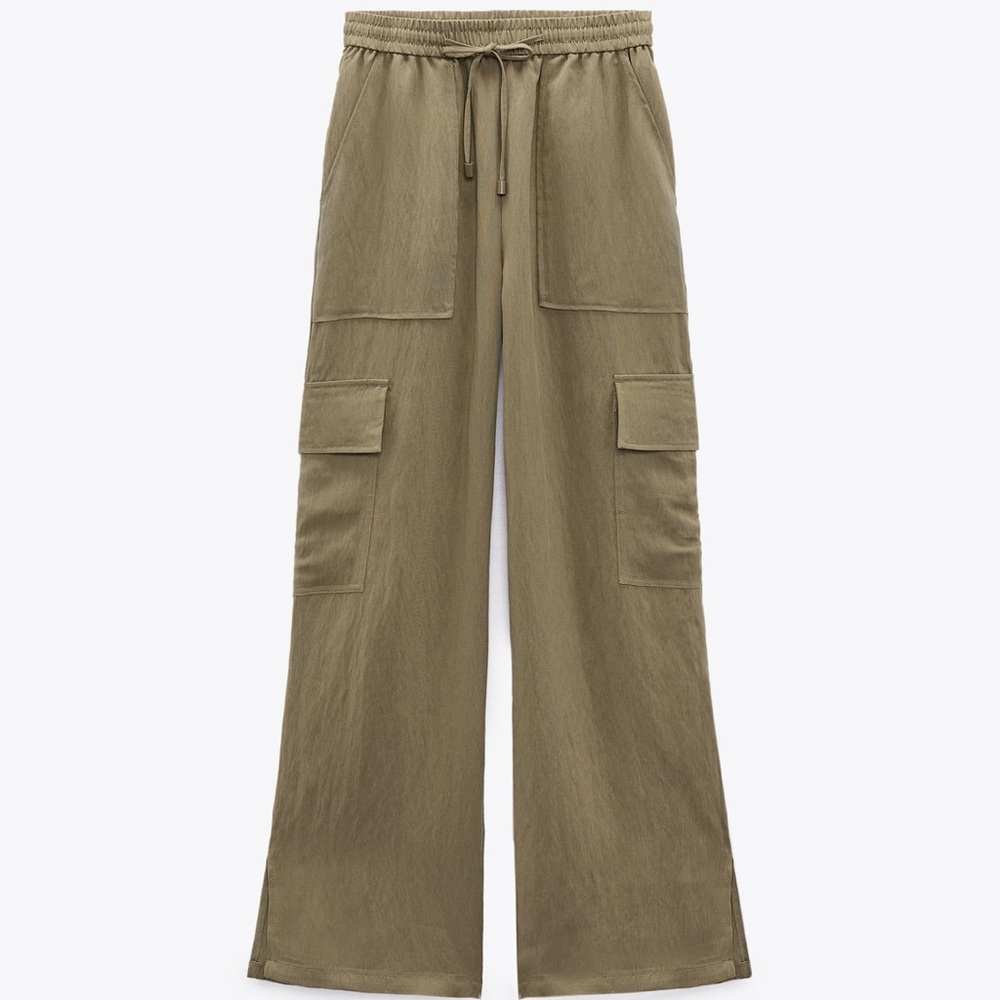 Zara Drawstring Cargo Pants